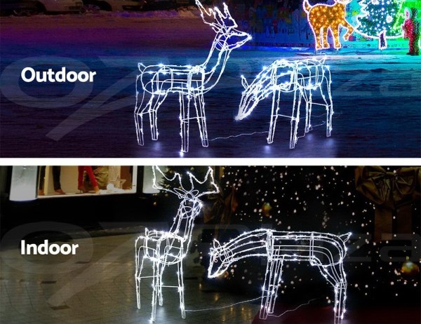 Christmas reindeer lights for indoor and outdoor